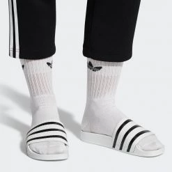 Γυναικεία Adidas Originals Adilette Unisex Slides WHITE/NONE/WHITE