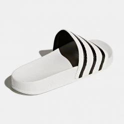 Γυναικεία Adidas Originals Adilette Unisex Slides WHITE/NONE/WHITE -Γυναικεία Παπούτσια Κατάστημα adidas originals adilette 4
