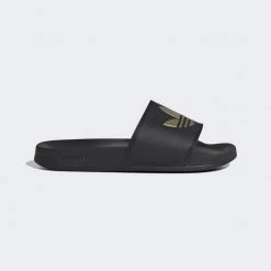 Adidas Originals Adilette Lite Γυναικεία Slides CBLACK/CBLACK/MAGOLD