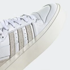 Adidas Originals Forum Bonega Mid Γυναικεία Μποτάκια FTWWHT/ORBGRY/CBROWN -Γυναικεία Παπούτσια Κατάστημα adidas originals forum bonega mid w 7