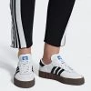 Adidas Originals Sambarose Γυναικεία Platform Παπούτσια FTWWHT/CBLACK/GUM5 -Γυναικεία Παπούτσια Κατάστημα adidas originals sambarose platform shoes