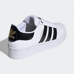 Adidas Originals Superstar Bold Γυναικεία Παπούτσια FTWR WHITE/CORE BLACK/GOLD MET -Γυναικεία Παπούτσια Κατάστημα adidas originals superstar bold w 6