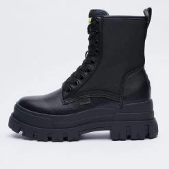 Γυναικεία Buffalo Aspha Γυναικείες Μπότες BLACK