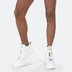 Γυναικεία Buffalo Aspha Γυναικείες Μπότες WHITE