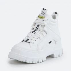 Γυναικεία Buffalo Aspha Γυναικείες Μπότες WHITE -Γυναικεία Παπούτσια Κατάστημα buffalo 12 435 aspha nc mid 21