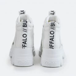 Γυναικεία Buffalo Aspha Γυναικείες Μπότες WHITE -Γυναικεία Παπούτσια Κατάστημα buffalo 12 435 aspha nc mid 23