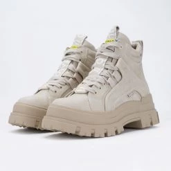 Γυναικεία Buffalo Aspha Γυναικείες Μπότες BEIGE -Γυναικεία Παπούτσια Κατάστημα buffalo 12 435 aspha nc mid 7