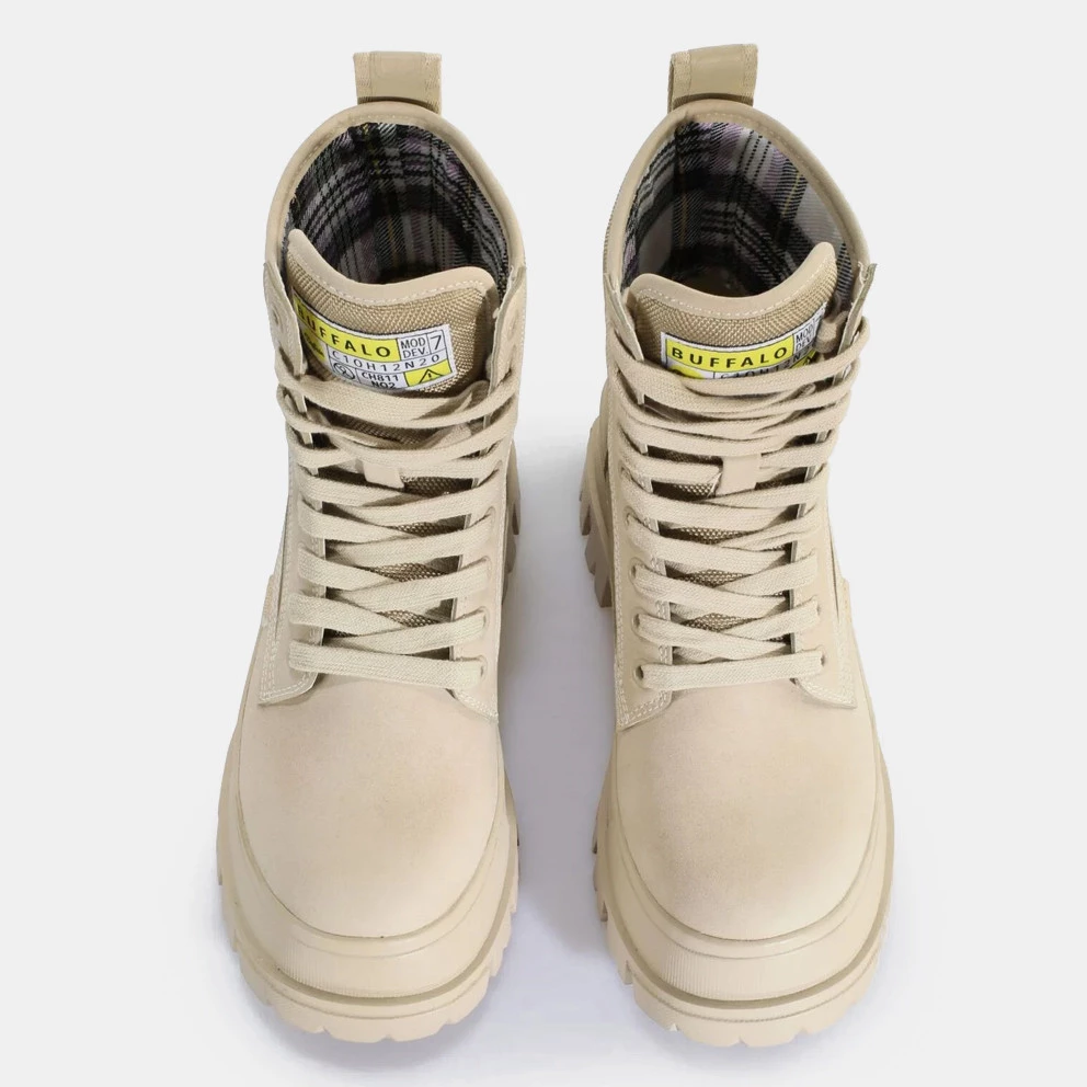 Buffalo Aspha Com2 Mid Γυναικεία Μποτάκια CREAM 6 Buffalo Aspha Com2 Mid Γυναικεία Μποτάκια CREAM - Image 4