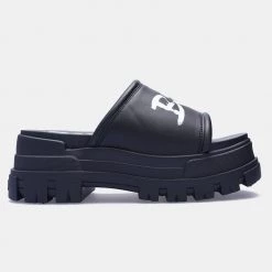 Buffalo Aspha SLD2 Δίπατα Γυναικεία Σανδάλια Black
