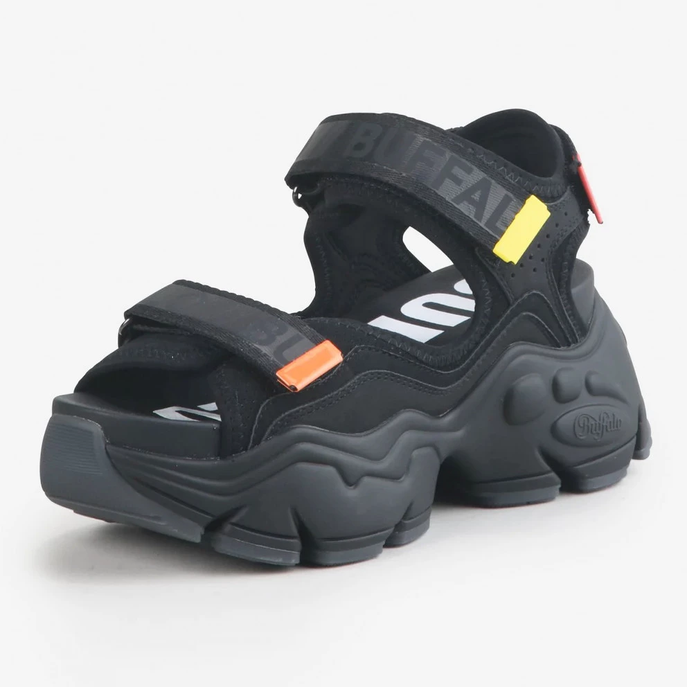 Buffalo Binary 0 Γυναικεία Σανδάλια BLACK 7 Buffalo Binary 0 Γυναικεία Σανδάλια BLACK - Image 5
