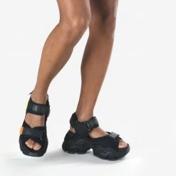 Buffalo Binary 0 Γυναικεία Σανδάλια BLACK