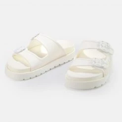 Buffalo Eve Sol Γυναικεία Σανδάλια White -Γυναικεία Παπούτσια Κατάστημα buffalo eve sol 4