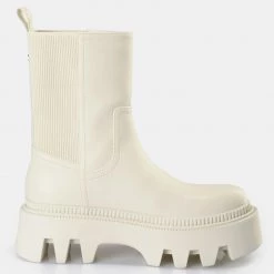 Γυναικεία Buffalo Flora Sockboot Γυναικείες Μπότες CREAM 10 Γυναικεία Buffalo Flora Sockboot Γυναικείες Μπότες CREAM -Γυναικεία Παπούτσια Κατάστημα buffalo flora sockboot 1