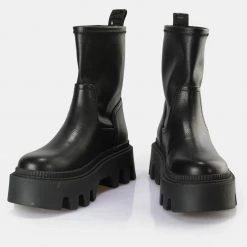 Γυναικεία Buffalo Flora Sockboot Γυναικείες Μπότες BLACK 12 Γυναικεία Buffalo Flora Sockboot Γυναικείες Μπότες BLACK -Γυναικεία Παπούτσια Κατάστημα buffalo flora sockboot 10