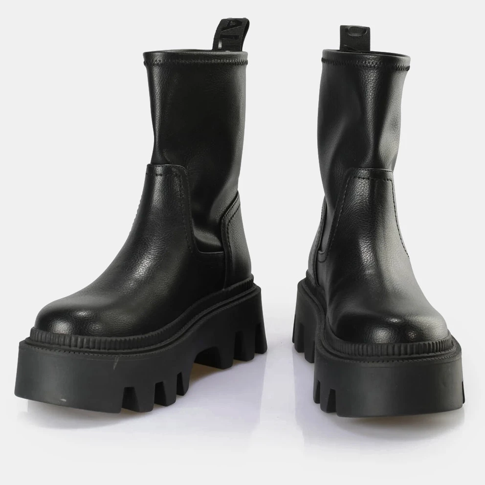 Γυναικεία Buffalo Flora Sockboot Γυναικείες Μπότες BLACK 6 Γυναικεία Buffalo Flora Sockboot Γυναικείες Μπότες BLACK - Image 4