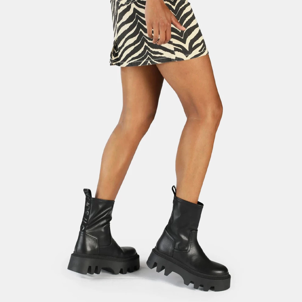 Γυναικεία Buffalo Flora Sockboot Γυναικείες Μπότες BLACK 9 Γυναικεία Buffalo Flora Sockboot Γυναικείες Μπότες BLACK - Image 7