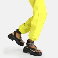 Buffalo Lion Riv Γυναικεία Σανδάλια Black -Γυναικεία Παπούτσια Κατάστημα buffalo lion riv 6