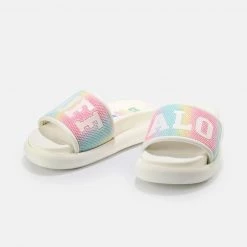 Buffalo Rey Γυναικεία Slides WHITE -Γυναικεία Παπούτσια Κατάστημα buffalo rey 10