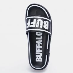 Buffalo Rey Γυναικεία Slides Black -Γυναικεία Παπούτσια Κατάστημα buffalo rey 14