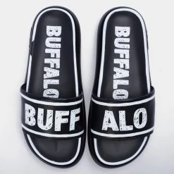 Buffalo Rey Γυναικεία Slides Black -Γυναικεία Παπούτσια Κατάστημα buffalo rey 16