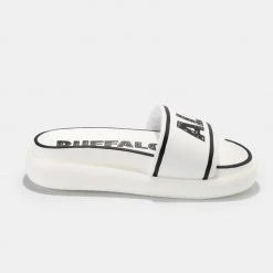 Buffalo Rey Γυναικεία Slides White 11 Buffalo Rey Γυναικεία Slides White -Γυναικεία Παπούτσια Κατάστημα buffalo rey 2