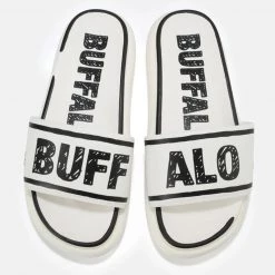 Buffalo Rey Γυναικεία Slides White