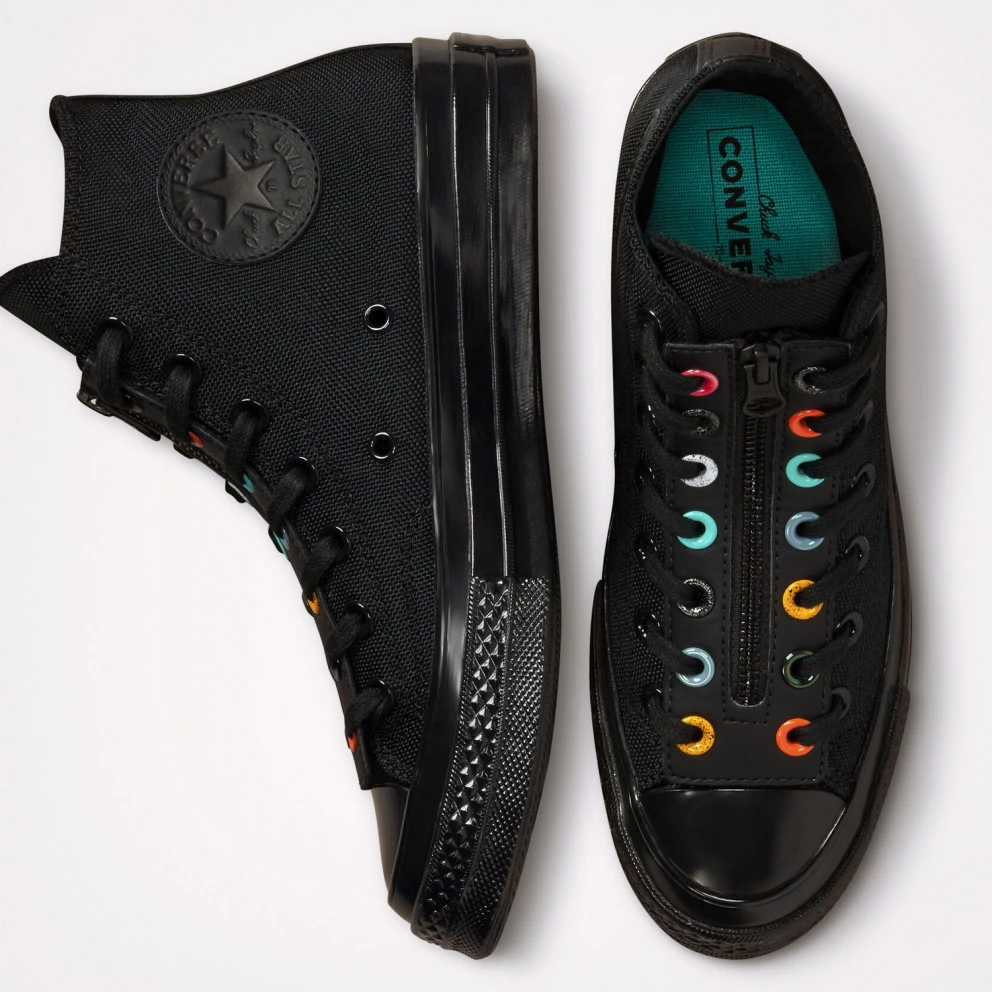 Converse Chuck 70 Zip Γυναικεία Μποτάκια BLACK/ELECTRIC AQUA 5 Converse Chuck 70 Zip Γυναικεία Μποτάκια BLACK/ELECTRIC AQUA - Image 3