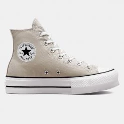 Converse Chuck Taylor All Star Lift Platform Γυναικεία Μποτάκια PAPYRUS/BLACK/WHITE