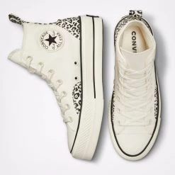 Converse Chuck Taylor All Star Lift Platform Γυναικεία Μποτάκια KHAKI/OFF WHITE -Γυναικεία Παπούτσια Κατάστημα converse chuck taylor all star lift utility we rp 3