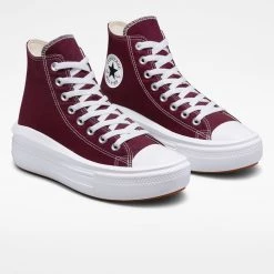 Converse Chuck Taylor All Star Move High Top Γυναικεία Παπούτσια DARK BEETROOT/WHITE/WHITE 10 Converse Chuck Taylor All Star Move High Top Γυναικεία Παπούτσια DARK BEETROOT/WHITE/WHITE -Γυναικεία Παπούτσια Κατάστημα converse chuck taylor all star move canvas platfor 3