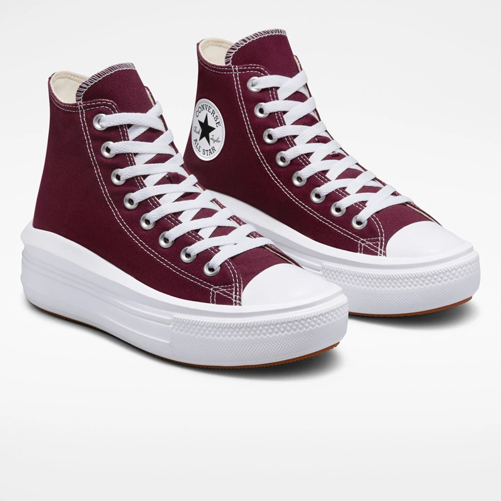 Converse Chuck Taylor All Star Move High Top Γυναικεία Παπούτσια DARK BEETROOT/WHITE/WHITE 6 Converse Chuck Taylor All Star Move High Top Γυναικεία Παπούτσια DARK BEETROOT/WHITE/WHITE - Image 4