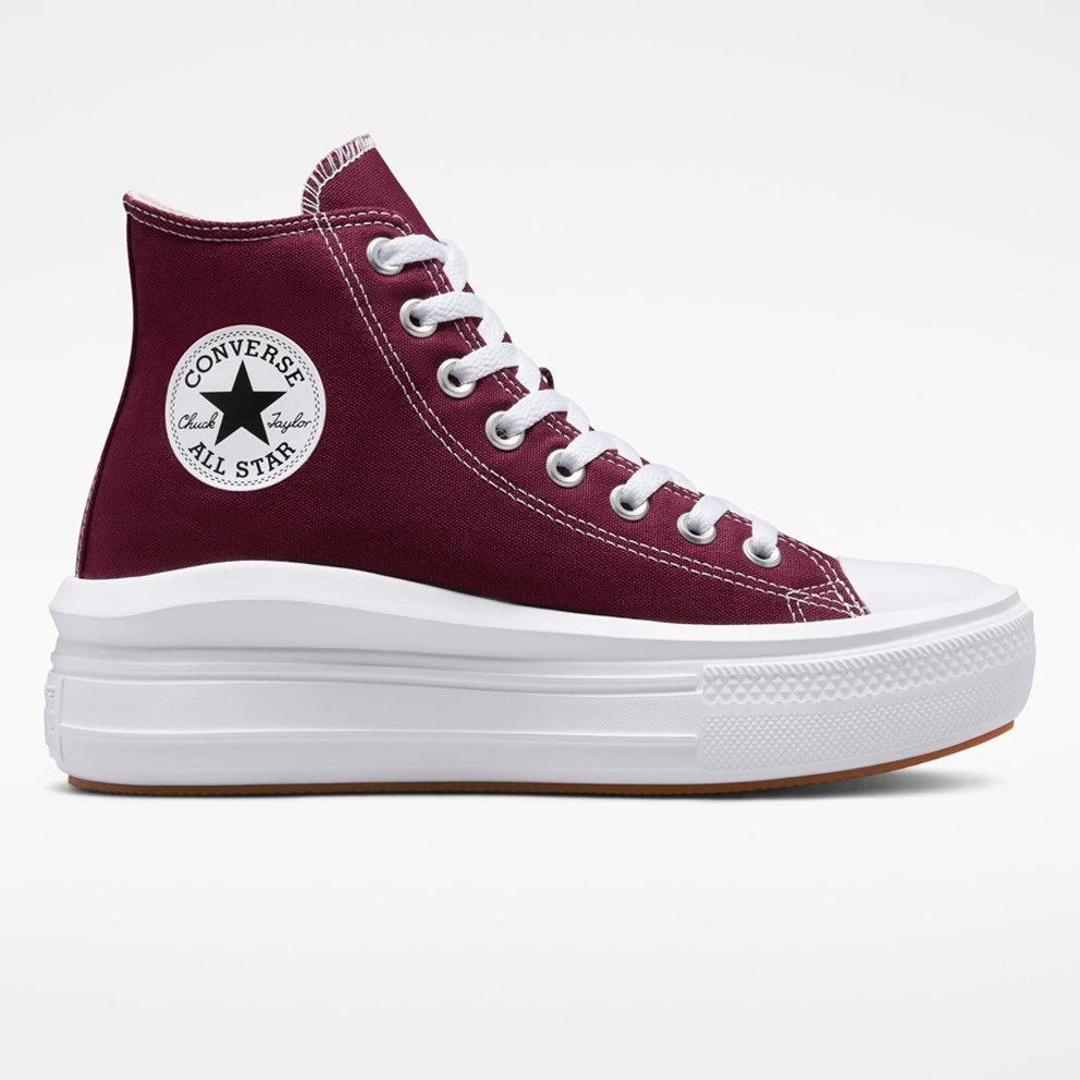 Converse Chuck Taylor All Star Move High Top Γυναικεία Παπούτσια DARK BEETROOT/WHITE/WHITE 3 Converse Chuck Taylor All Star Move High Top Γυναικεία Παπούτσια DARK BEETROOT/WHITE/WHITE