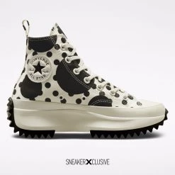Converse Run Star Hike Polka Dot Play Γυναικεία Μποτάκια EGRET/BLACK/EGRET