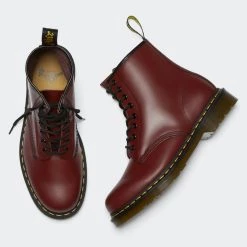Γυναικεία Dr.Martens 1460 Smooth Unisex Μποτάκια Cherry_Cherry -Γυναικεία Παπούτσια Κατάστημα drmartens 1460 smooth 12