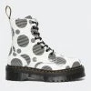 Dr.Martens 8 Eye Jadon Γυναικεία Μποτάκια White+Black_White+Black Polka Dot Smooth -Γυναικεία Παπούτσια Κατάστημα drmartens 8 eye boot jadon