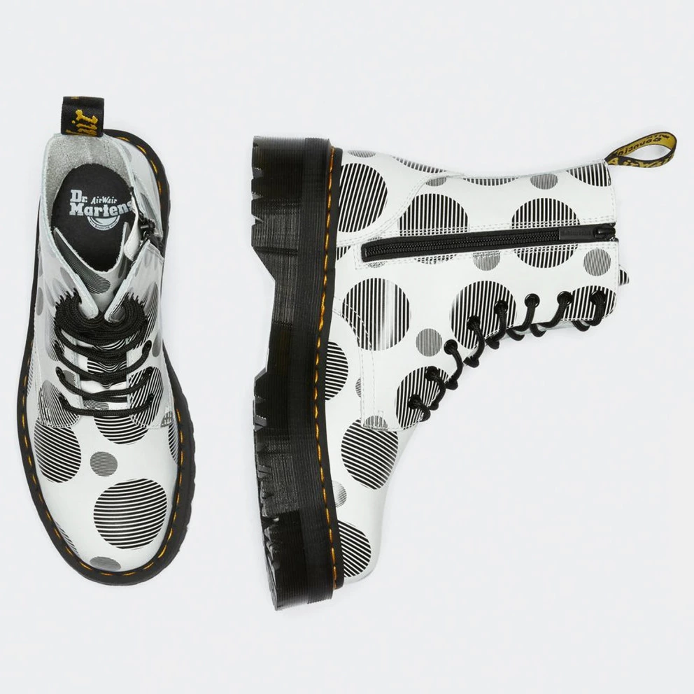 Dr.Martens 8 Eye Jadon Γυναικεία Μποτάκια White+Black_White+Black Polka Dot Smooth 7 Dr.Martens 8 Eye Jadon Γυναικεία Μποτάκια White+Black_White+Black Polka Dot Smooth - Image 5