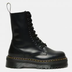 Γυναικεία Dr.Martens Jadon Hi Unisex Μποτάκια Black_Black