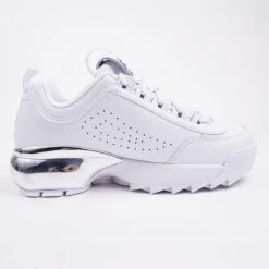 Fila Heritage Disruptor 2A Chrome Γυναικεία Παπούτσια WHITE SILVER -Γυναικεία Παπούτσια Κατάστημα fila heritage disruptor 2a chrome footwear 1