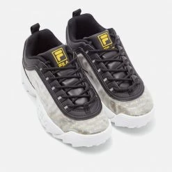 Fila Heritage Disruptor Ii Clear Logos Γυναικεία Παπούτσια BLACK -Γυναικεία Παπούτσια Κατάστημα fila heritage disruptor ii clear logos 1