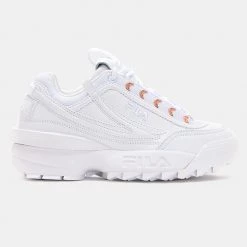 Fila Heritage Disruptor Ii Exp Pierced Γυναικεία Παπούτσια WHITE ROSE GOLD