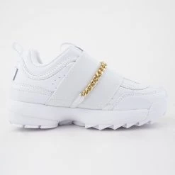 Fila Heritage Disruptor II Metal Chain Γυναικεία Sneakers White -Γυναικεία Παπούτσια Κατάστημα fila heritage disruptor ii metal chain 8