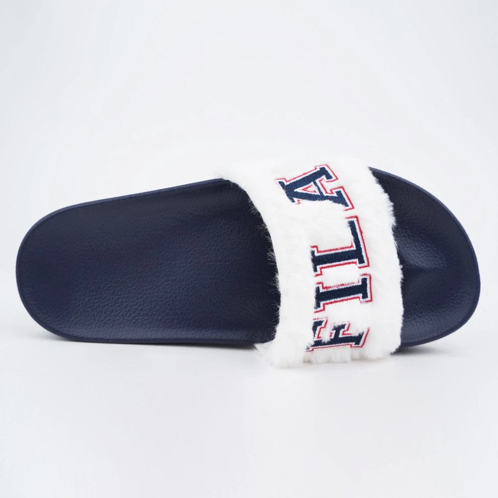 Fila Heritage Furry Drifter Collegiate Γυναικεία Slides DARK BLUE WHITE 6 Fila Heritage Furry Drifter Collegiate Γυναικεία Slides DARK BLUE WHITE - Image 4