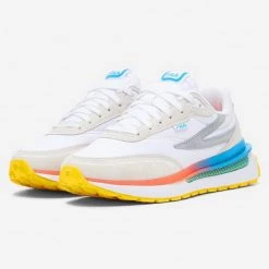 Fila Heritage Renno Γυναικεία Παπούτσια WHITE LIGHT ROYAL BLUE -Γυναικεία Παπούτσια Κατάστημα fila heritage renno footwear 4