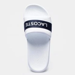 Lacoste Croco Γυναικεία Slides WHT NVY -Γυναικεία Παπούτσια Κατάστημα lacoste upodima gunaikeio croco slide 0722 1 cfa 3