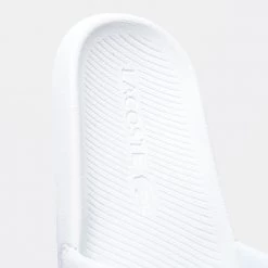 Lacoste Croco Γυναικεία Slides WHT NVY -Γυναικεία Παπούτσια Κατάστημα lacoste upodima gunaikeio croco slide 0722 1 cfa 6