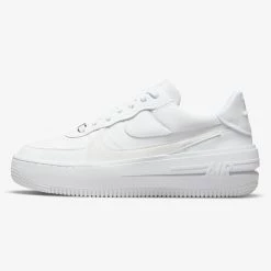 Nike Air Force 1 PLT.AF.ORM Γυναικεία Παπούτσια WHITE/SUMMIT WHITE-WHITE-WHITE