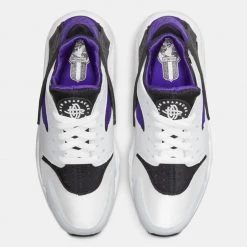 Nike Air Huarache Γυναικεία Παπούτσια WHITE/BLACK-ELECTRO PURPLE -Γυναικεία Παπούτσια Κατάστημα nike air huarache 43