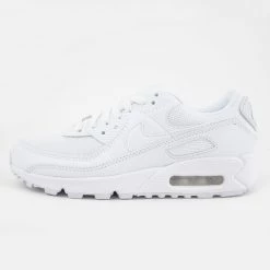 Nike Air Max 90 Γυναικεία Παπούτσια WHITE/WHITE-WHITE-WOLF GREY