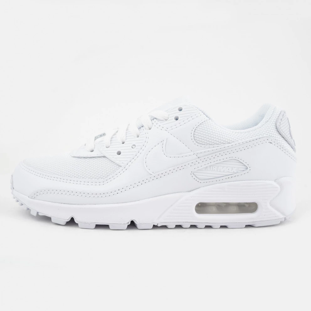 Nike Air Max 90 Γυναικεία Παπούτσια WHITE/WHITE-WHITE-WOLF GREY 3 Nike Air Max 90 Γυναικεία Παπούτσια WHITE/WHITE-WHITE-WOLF GREY