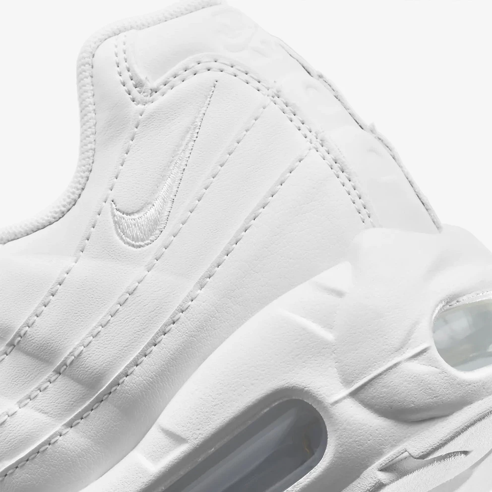 Nike Air Max 95 Γυναικεία Παπούτσια WHITE/WHITE-METALLIC SILVER 10 Nike Air Max 95 Γυναικεία Παπούτσια WHITE/WHITE-METALLIC SILVER - Image 8